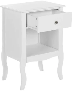 Beliani Yopoyta Laatikko Hylly Valkoinen Lane Outlet