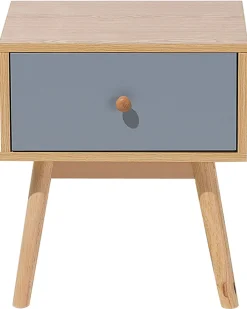 Beliani Yopoyta Laatikko Vaalea Puu/Harmaa Arvada Hot