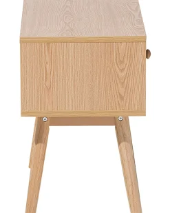 Beliani Yopoyta Laatikko Vaalea Puu/Harmaa Arvada Hot