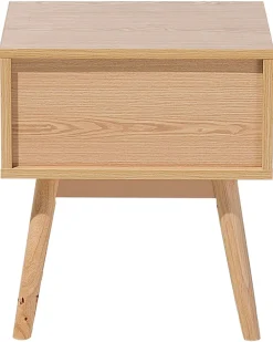 Beliani Yopoyta Laatikko Vaalea Puu/Harmaa Arvada Hot