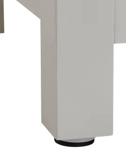 Beliani Yopoyta Laatikko Vaaleanharmaa/Vaalea Puu Clio Hot