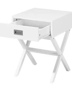 Beliani Yopoyta Laatikko Valkoinen Monroe Cheap