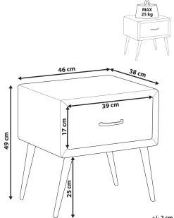 Beliani Yopoyta Sametti Laatikko Vaalea Beige Flayat Store
