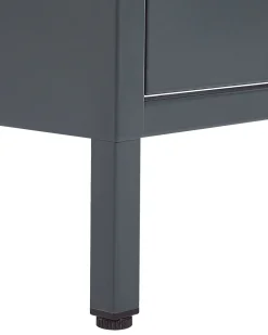 Beliani Yopoyta Teras 2 Laatikkoa Tummanharmaa Malavi Flash Sale