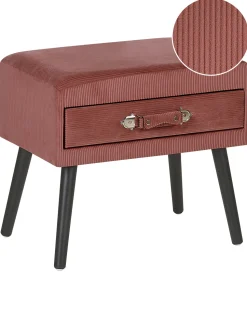 Beliani Yopoyta Vakosametti Laatikko Vaaleanpunainen Eurostar Fashion