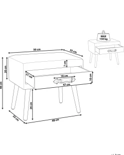 Beliani Yopoyta Vakosametti Laatikko Vaaleanpunainen Eurostar Fashion