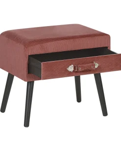 Beliani Yopoyta Vakosametti Laatikko Vaaleanpunainen Eurostar Fashion