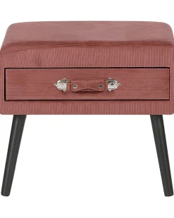 Beliani Yopoyta Vakosametti Laatikko Vaaleanpunainen Eurostar Fashion