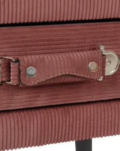 Beliani Yopoyta Vakosametti Laatikko Vaaleanpunainen Eurostar Fashion